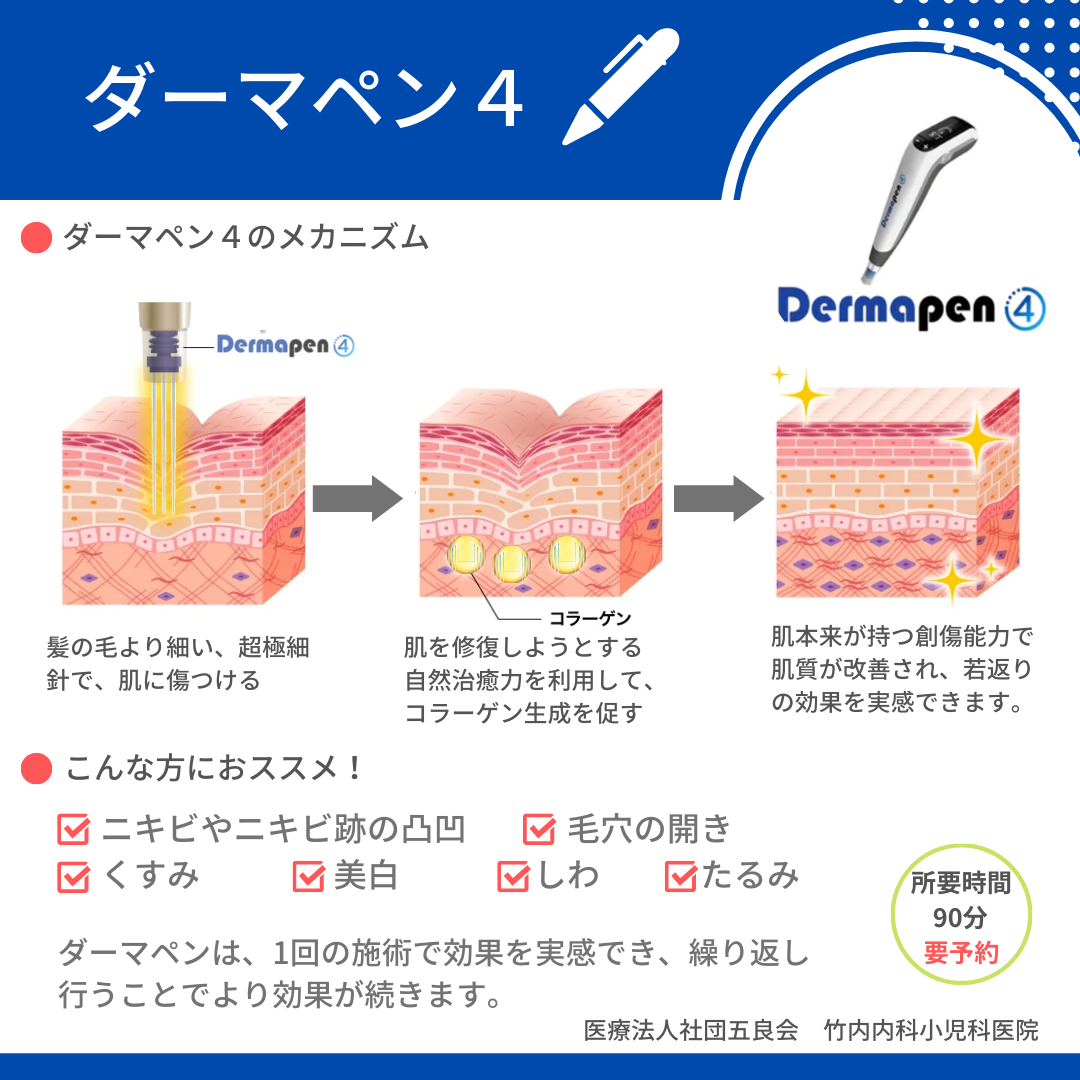 ダーマペン４」 導入致しました！！ | 竹内内科小児科医院